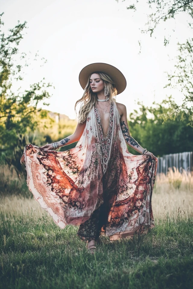 Flowy Bohemian Dresses for Summer Festivals - photo 2