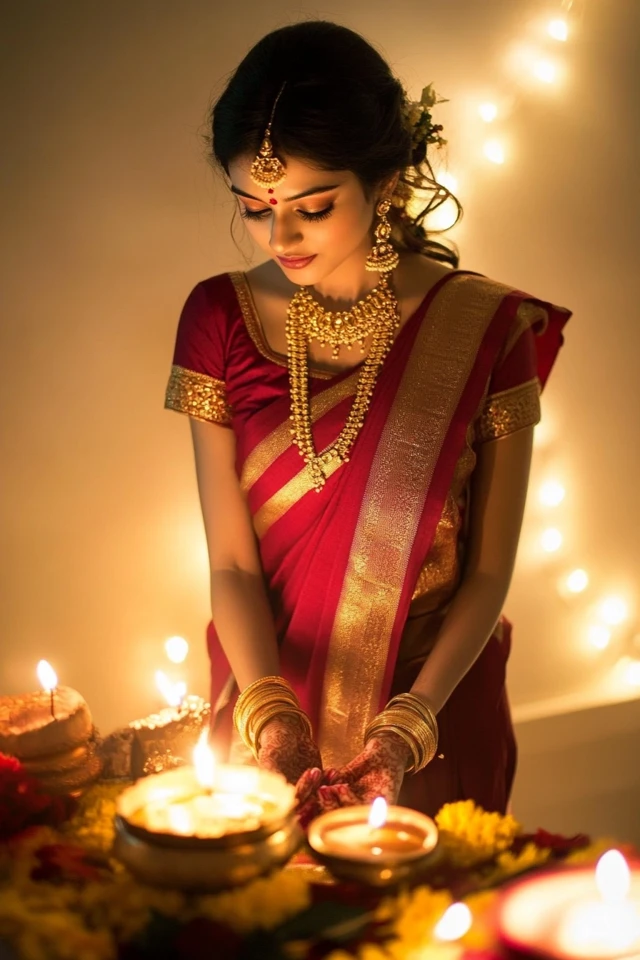 Embellished Sarees for Diwali Celebrations - photo 2