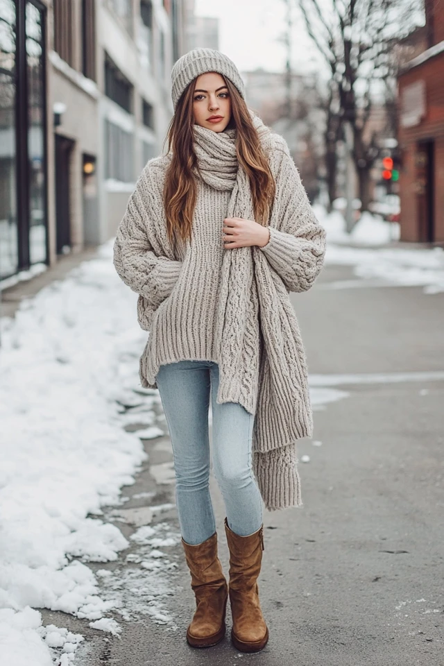 Cozy Oversized Sweaters for Winter Street Style - photo 2