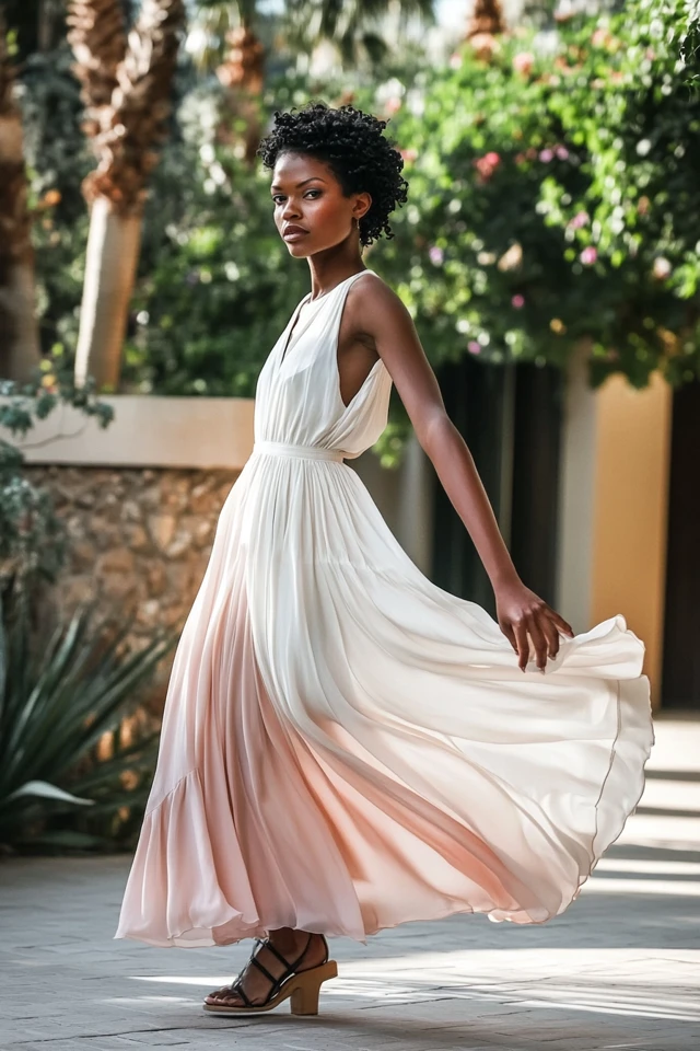 Sheer Tops and Flowy Skirts for Summer Evenings - photo 2