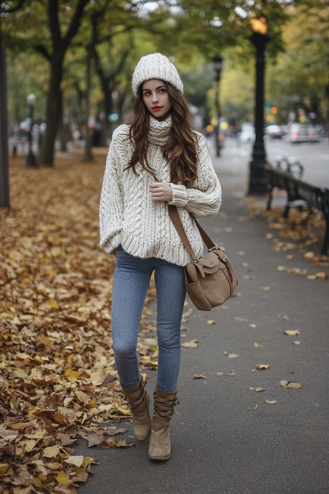 Chunky Knit Sweaters for Crisp Autumn Evenings - photo 2