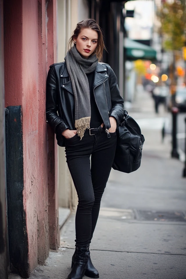 Sleek Leather Jackets for Cool Fall Nights - photo 2