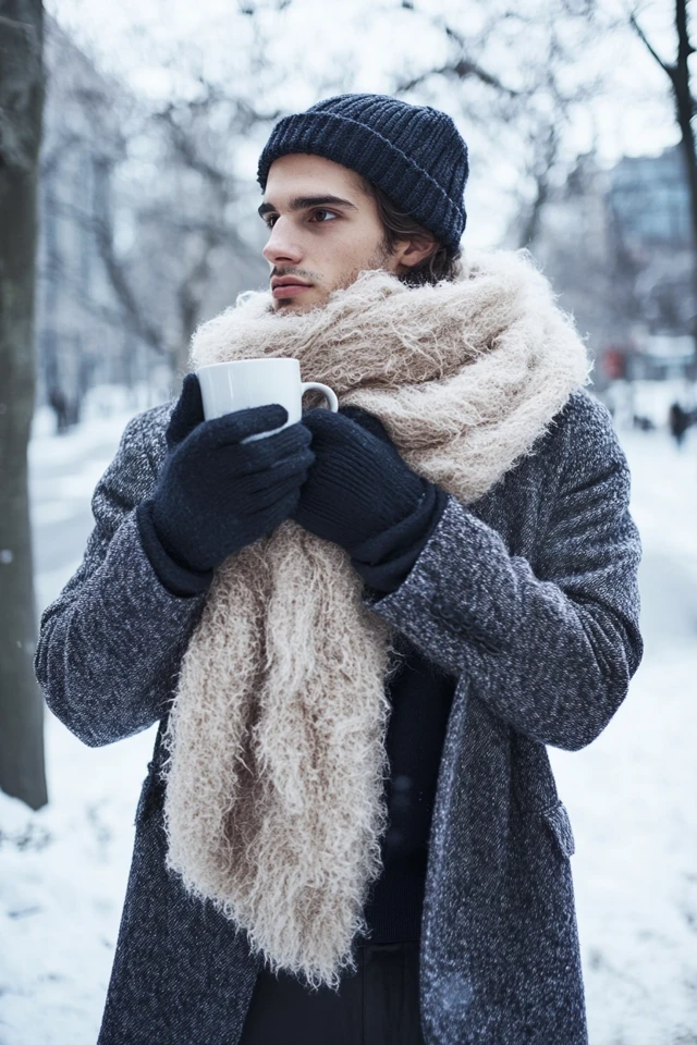 Fluffy Scarves for Extra Winter Warmth - photo 2