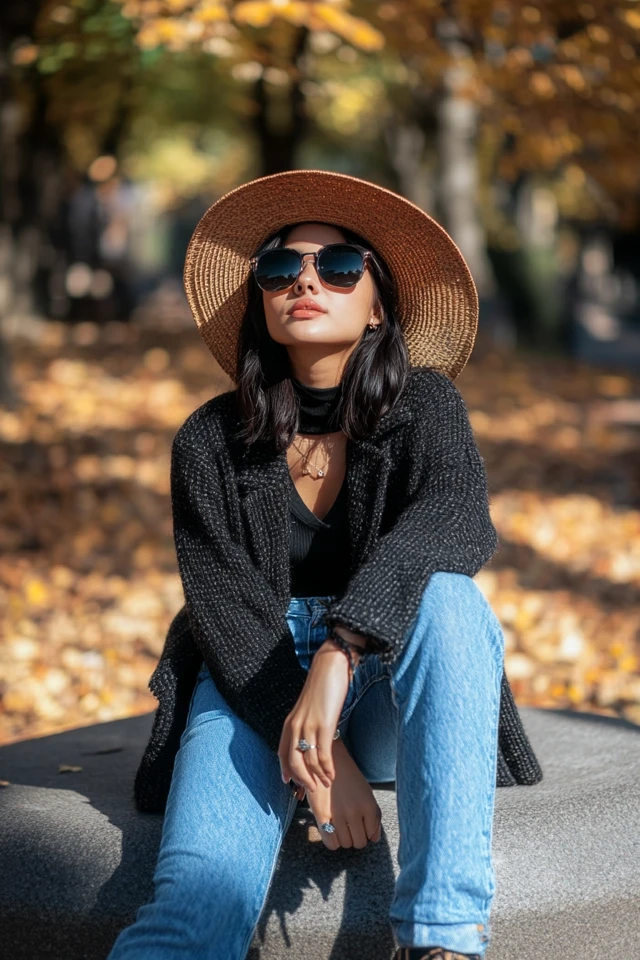 Relaxed Fit Jeans for Cool Yet Sunny Fall Afternoons - photo 2