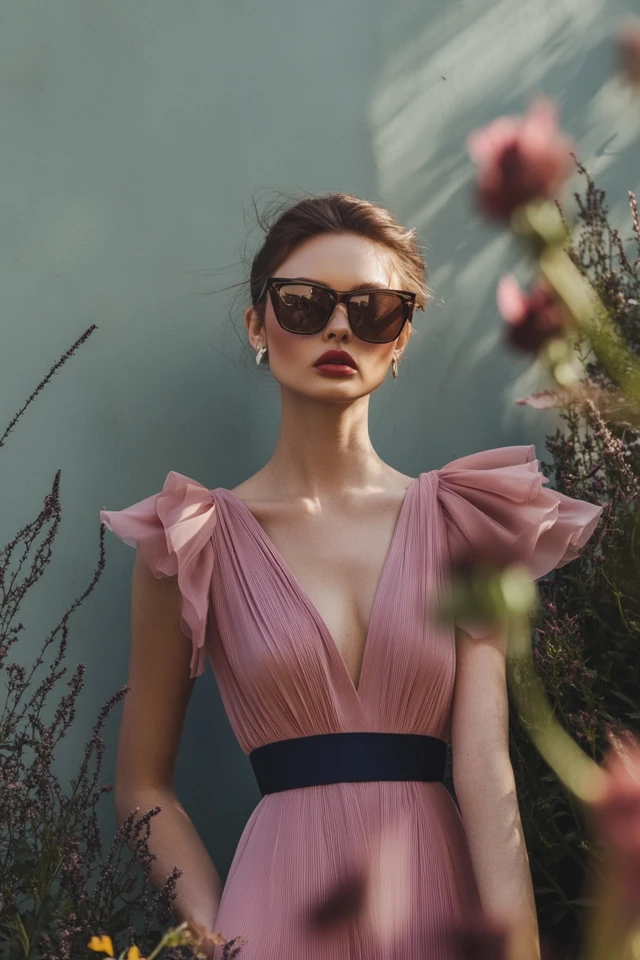 How to Style Dusky Rose and Navy Blue for Different Body Types - photo 2