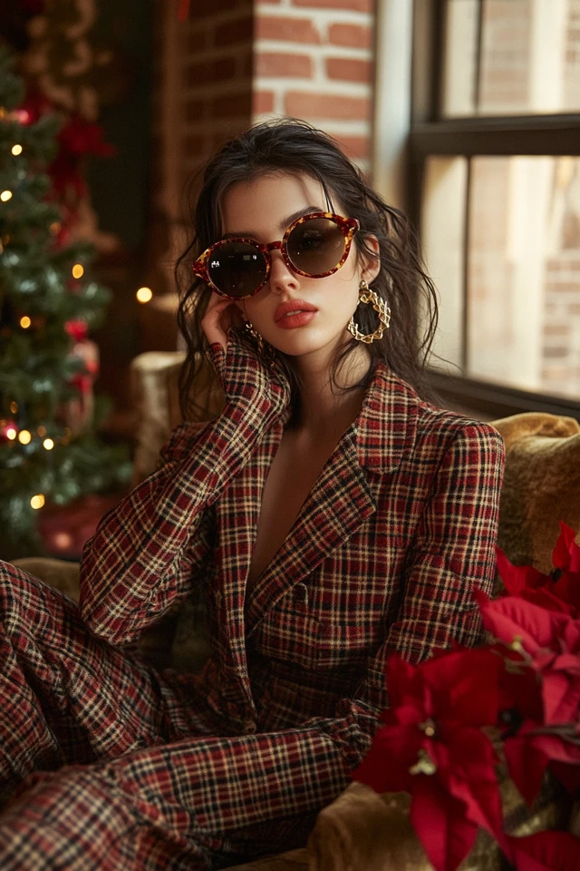 Stylish Matching Family Outfits for Holiday Photos - photo 2