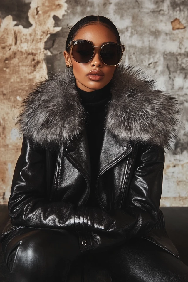 The Ultimate Guide to Leather and Faux Fur Pairings - photo 2