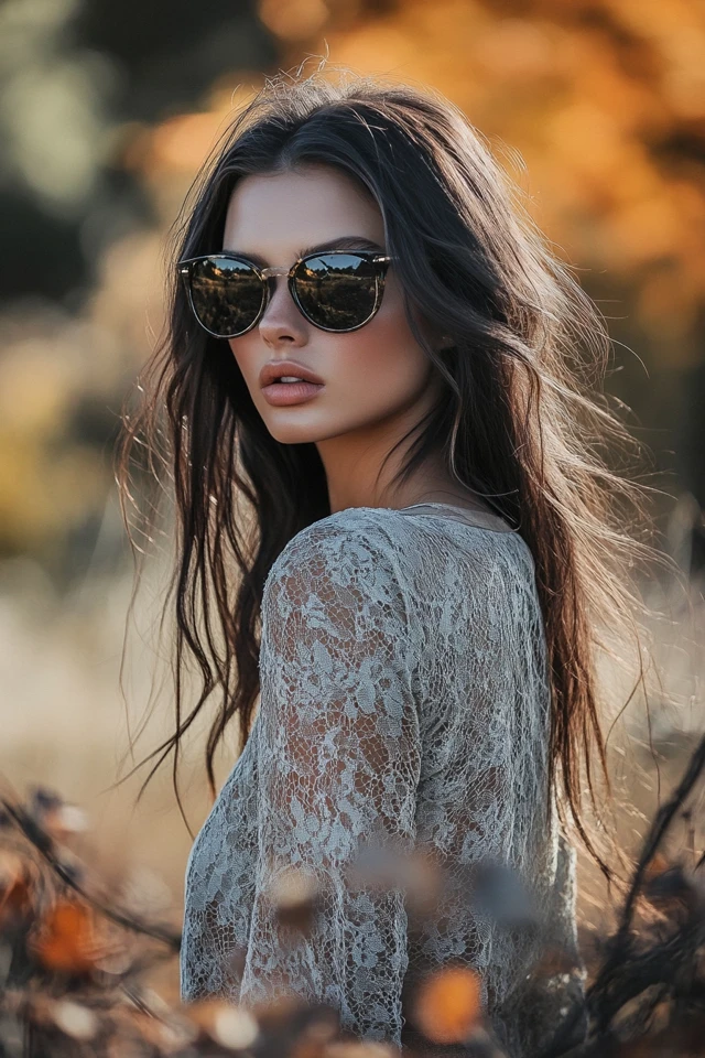 Pairing Lace with Wool for Feminine Fall Dresses - photo 2
