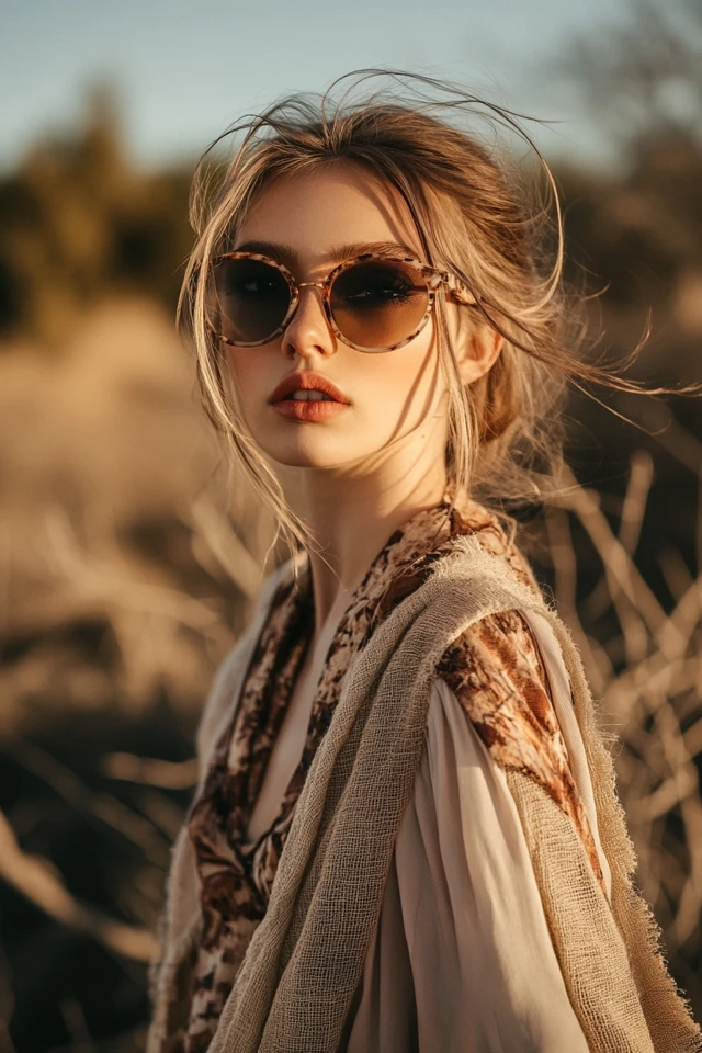 Mixing Rough Burlap with Soft Silks in Boho Looks - photo 2
