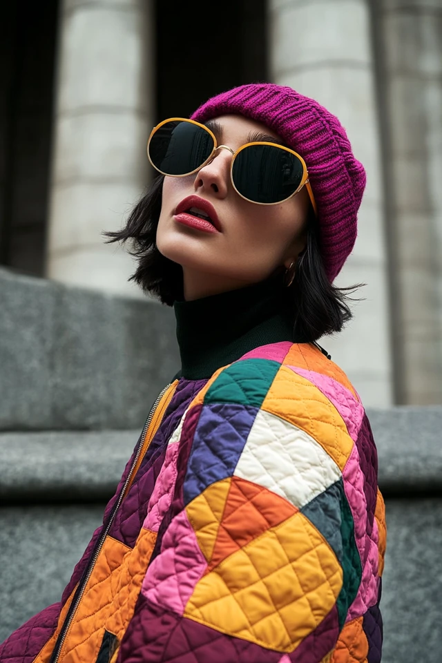 Quilted Jackets in Vibrant Colors for Winter Trends - photo 2