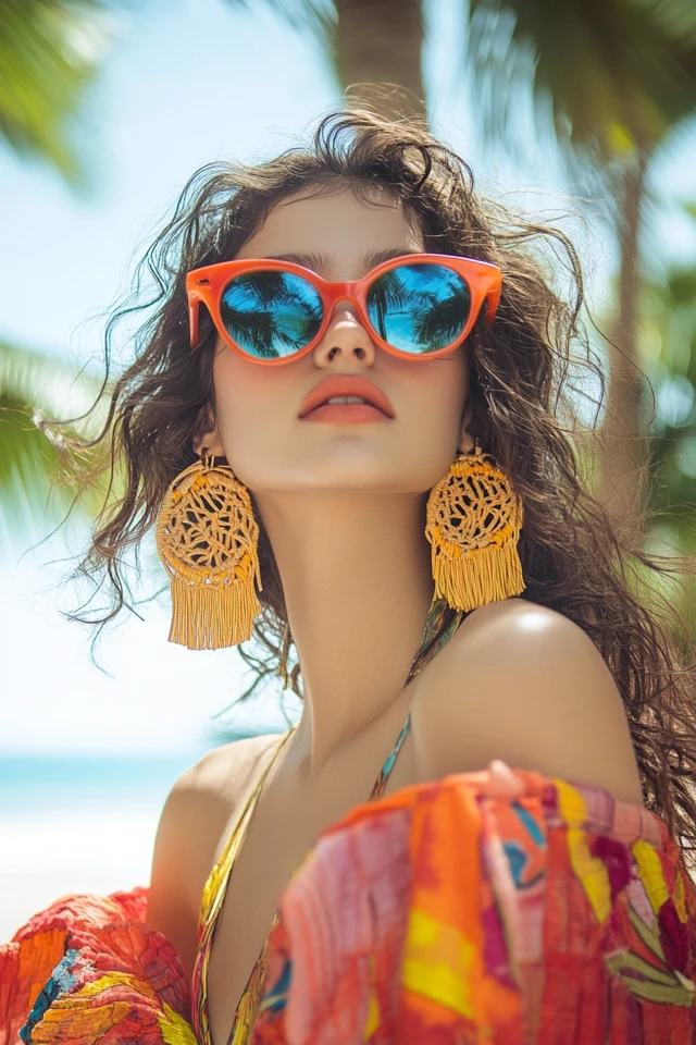 Tropical Accessories for Summer Beach Looks - photo 2