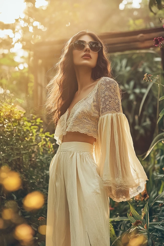 Bell Sleeve Tops for Romantic Outfits - photo 2