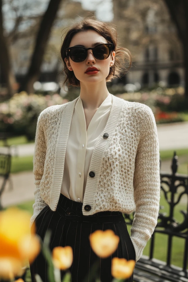Cropped Cardigans for Mild Spring Days - photo 2