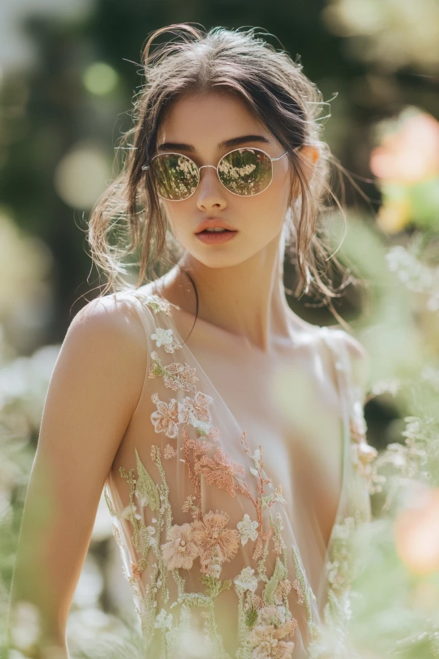 Sheer Midi Dresses for Warm Spring Weddings - photo 2