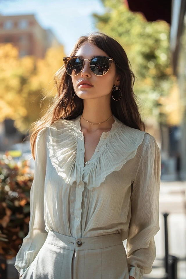Lightweight Blouses for Warm Early Fall Afternoons - photo 2