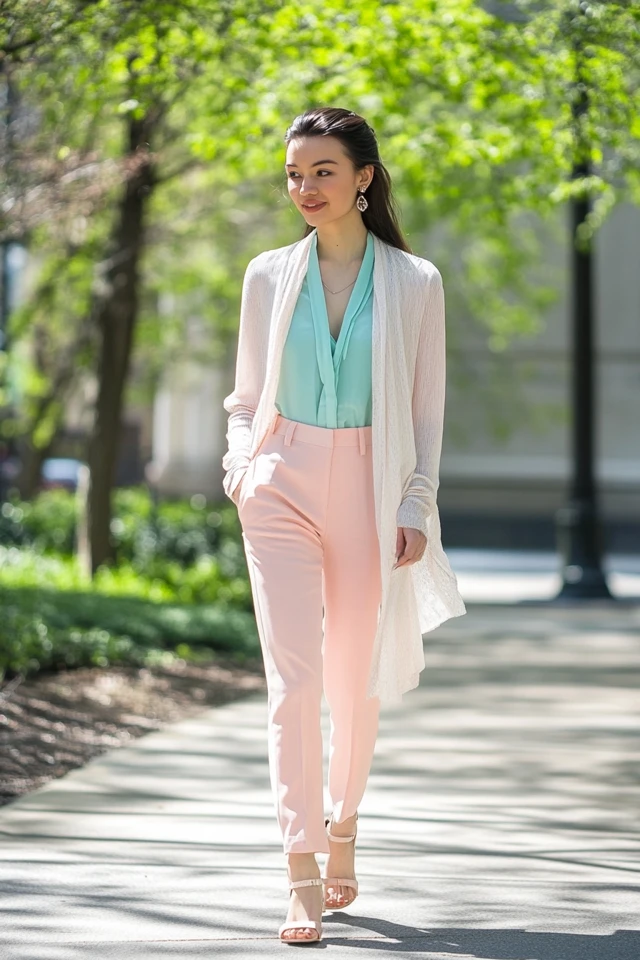 Soft Pastel Layering for Spring Transitional Looks - photo 10