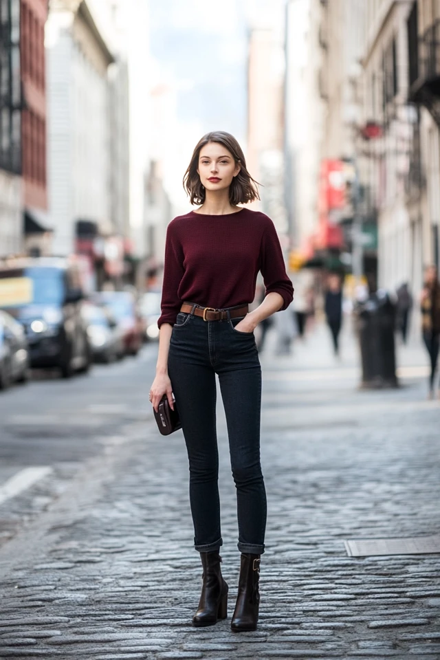 Dark Wash Skinny Jeans for a Timeless Look - photo 10