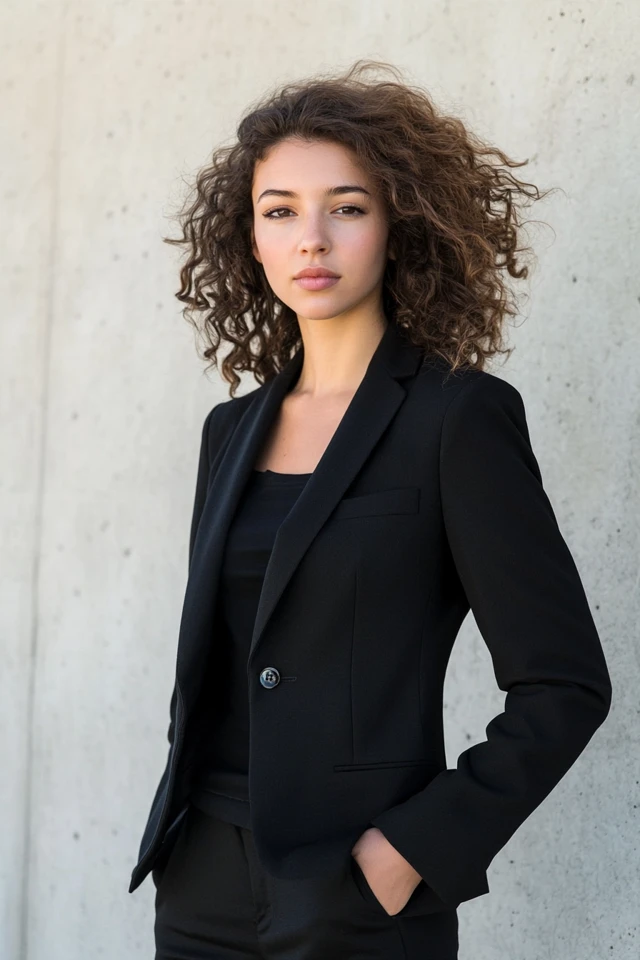 Tailored Black Blazers for Versatile Layering - photo 9