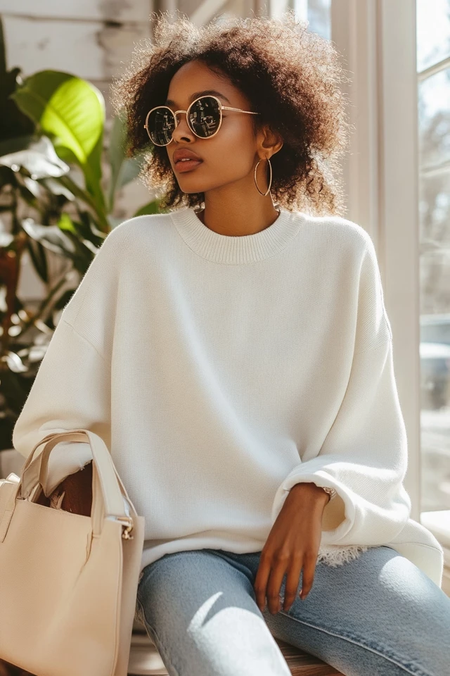 Simple Crew Neck Sweaters for Effortless Style - photo 6