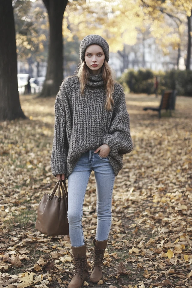 Chunky Knit Sweaters for Crisp Autumn Evenings - photo 10