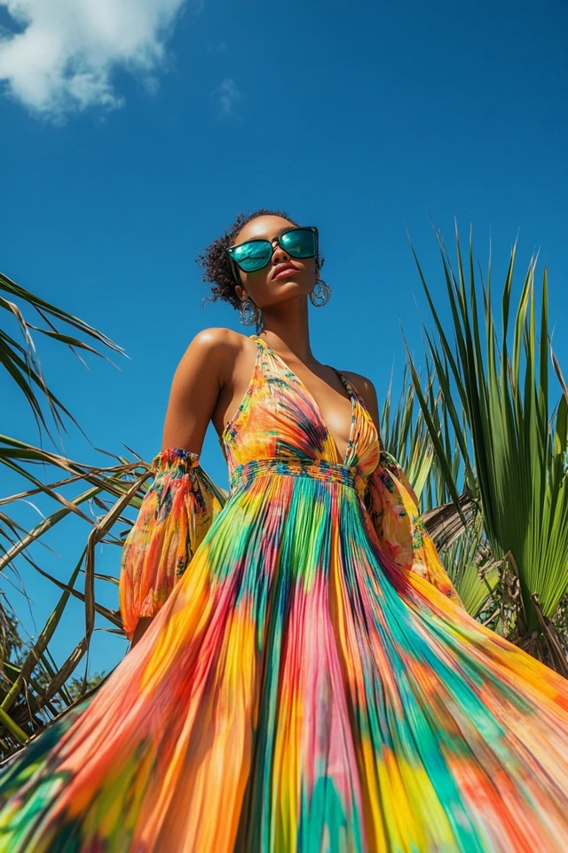 Tropical Color Palettes for Vacation Maxi Dresses - photo 10