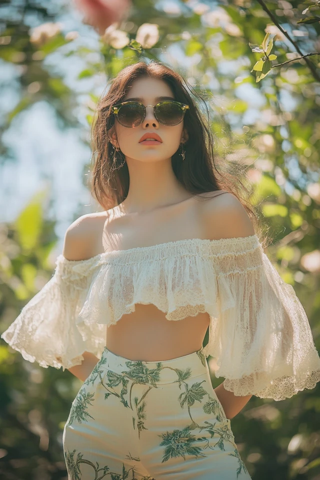 Bell Sleeve Tops for Romantic Outfits - photo 10