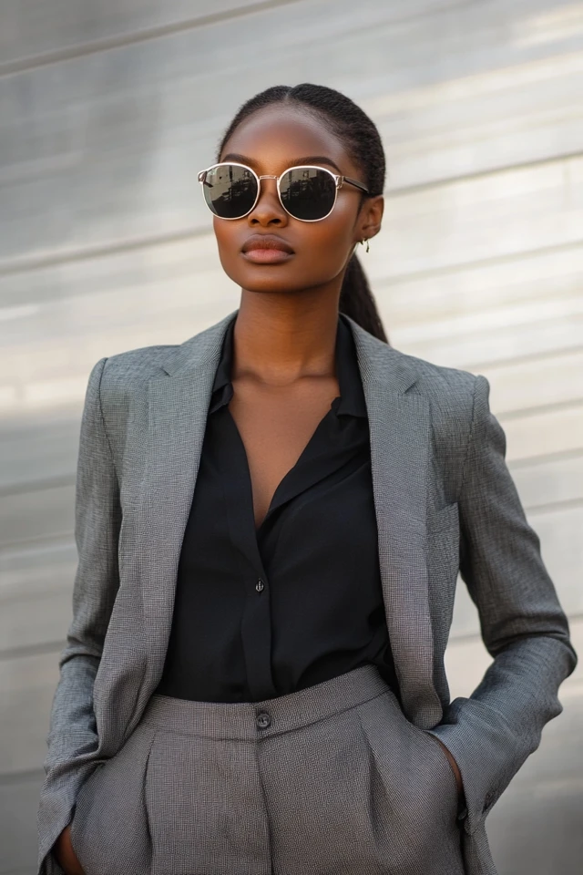 Structured Tailored Shorts for Summer Office Style - photo 6