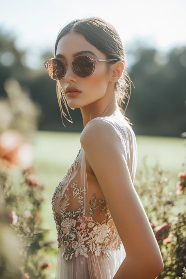 Sheer Midi Dresses for Warm Spring Weddings - photo 10