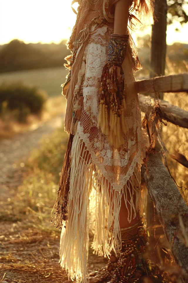 Boho Accessories: How to Style Tassels, Feathers, and Beads - photo 10