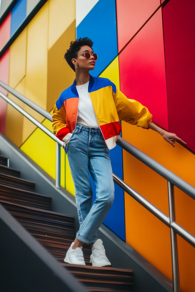 Vibrant Color Blocking Tips for Statement Jackets - photo 7