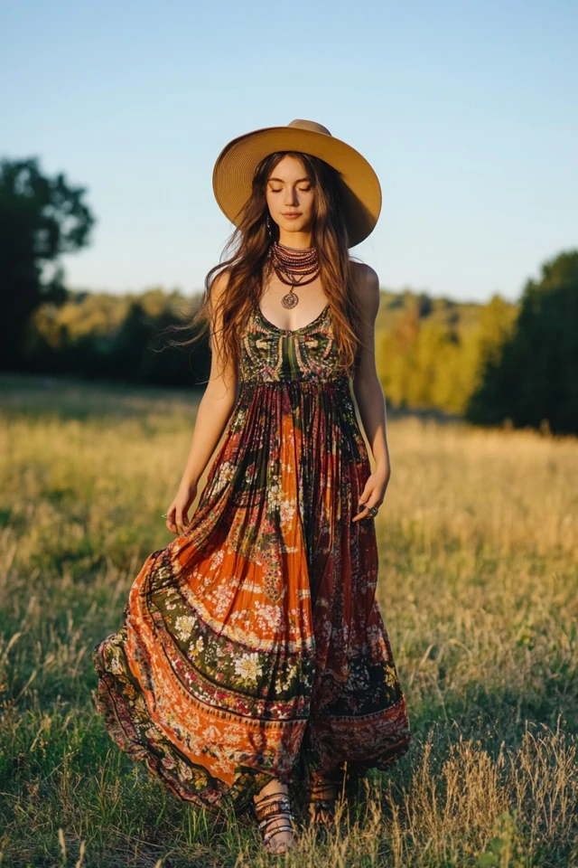 Flowy Bohemian Dresses for Summer Festivals - photo 7