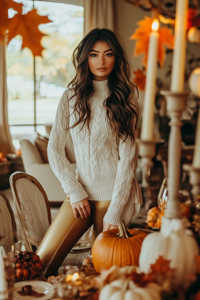 Chic Outfits for Thanksgiving Family Dinners - photo 7