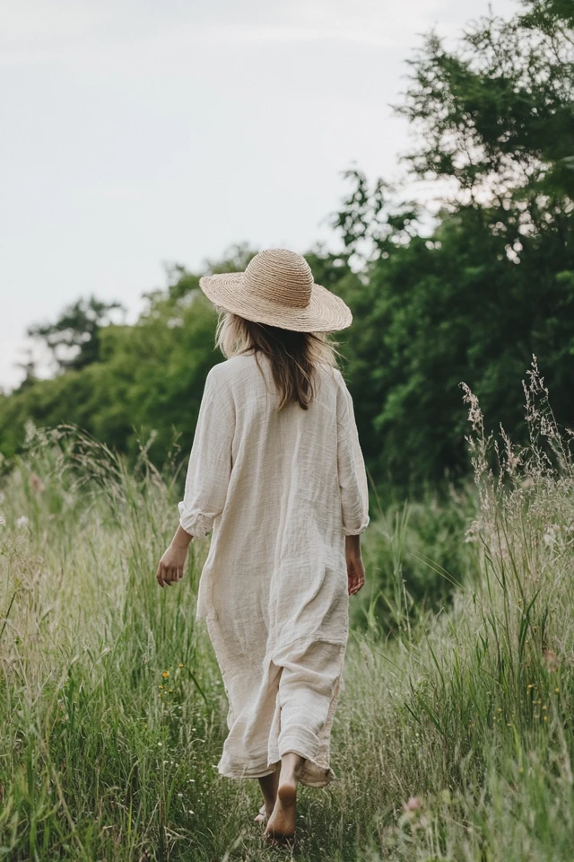 Rustic Linen and Cotton Outfits for Summer Comfort - photo 7