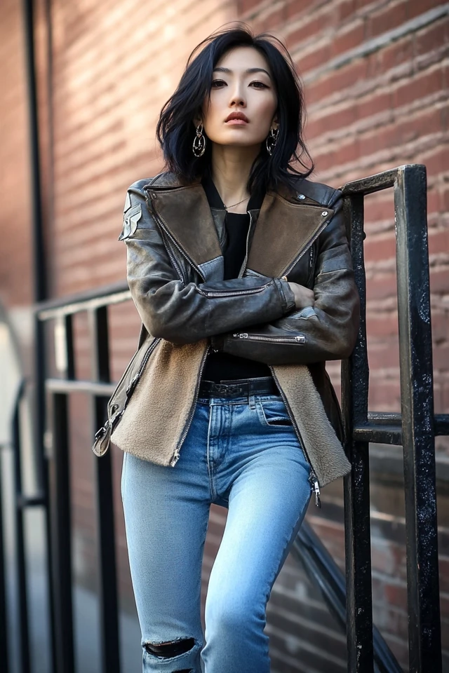Combining Leather and Suede for Edgy Jackets - photo 7