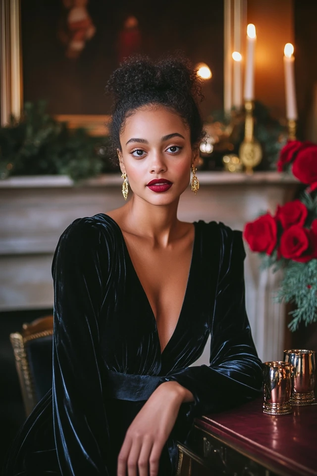 Silk and Velvet Blouses for Sophisticated Holiday Outfits - photo 7