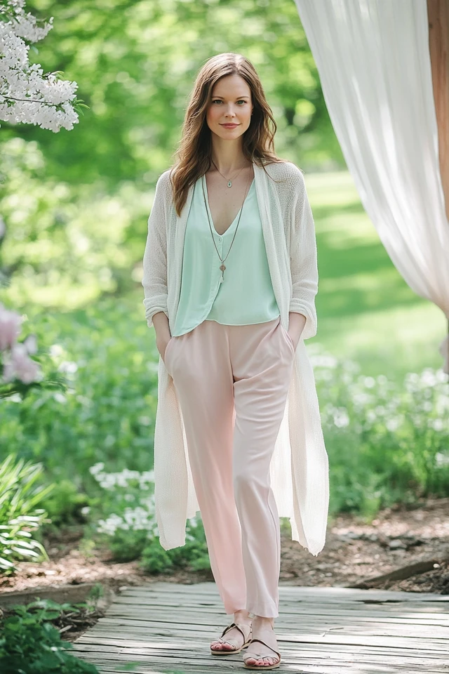 Soft Pastel Layering for Spring Transitional Looks - photo 7