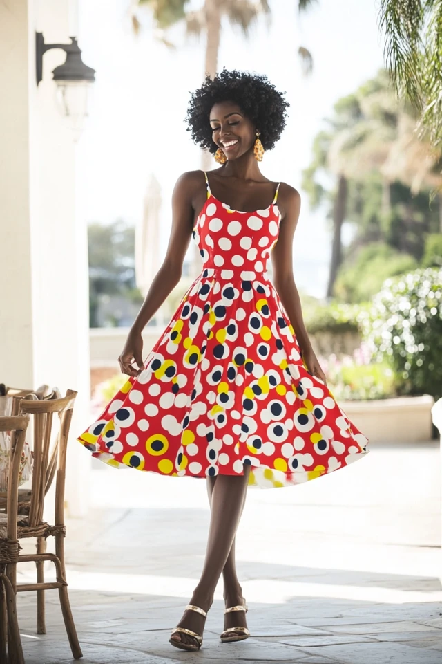 Bold Polka Dots in Summer Party Dresses: Making a Timeless Statement - photo 7
