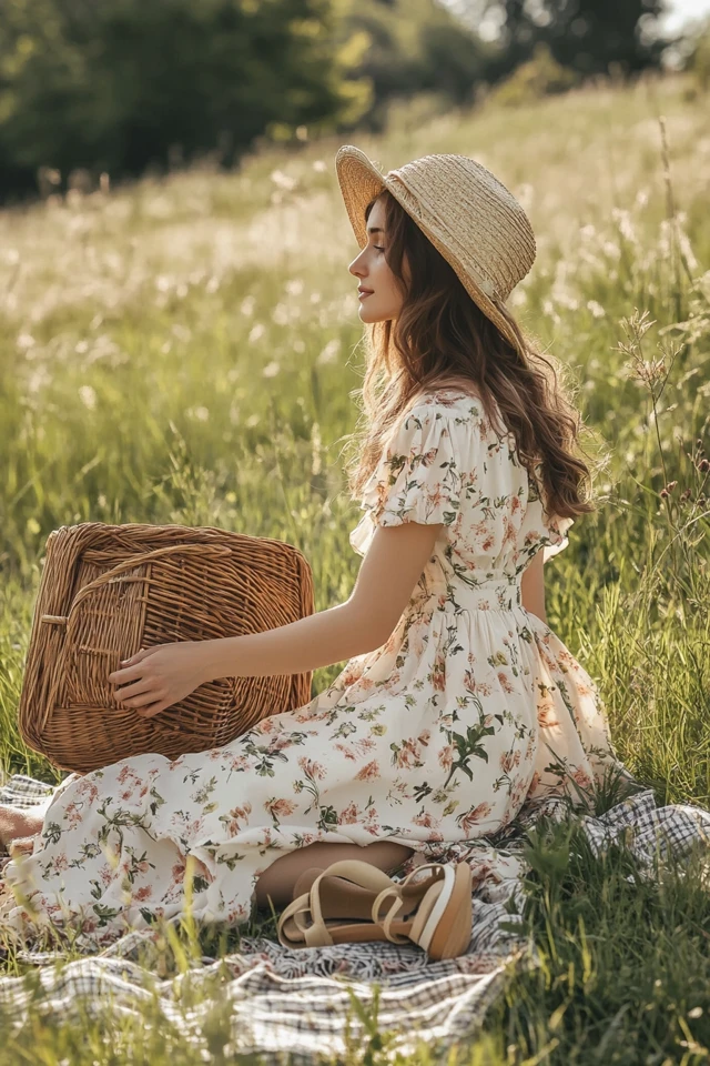 Romantic Picnic Dresses for Outdoor Dates - photo 7