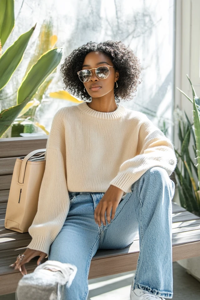 Simple Crew Neck Sweaters for Effortless Style - photo 7