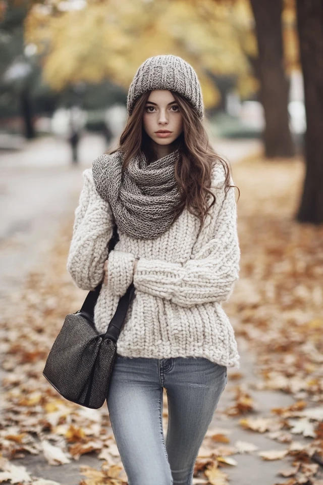 Chunky Knit Sweaters for Crisp Autumn Evenings - photo 7