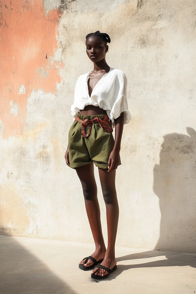 Relaxed Cotton Shorts for Sweltering Summer Heat - photo 7