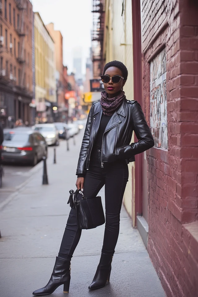 Sleek Leather Jackets for Cool Fall Nights - photo 7