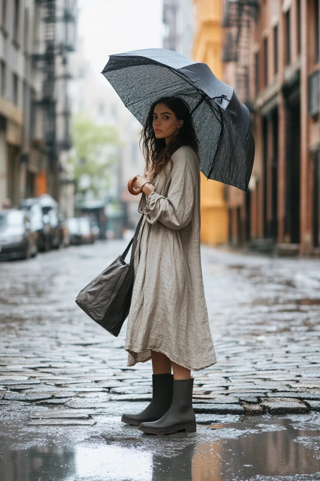 Relaxed Tunic Dresses for Warm Spring Showers - photo 7