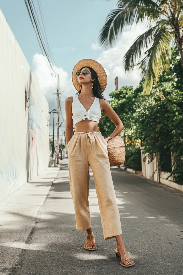 Flowy Wide-Leg Pants for Hot Humid Climates - photo 7