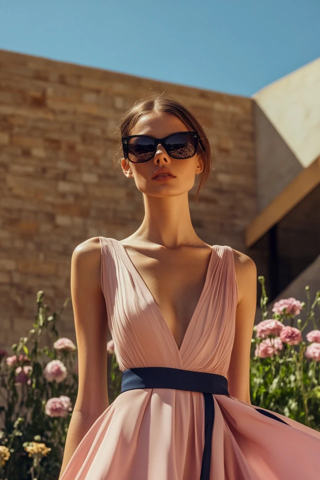 How to Style Dusky Rose and Navy Blue for Different Body Types - photo 7