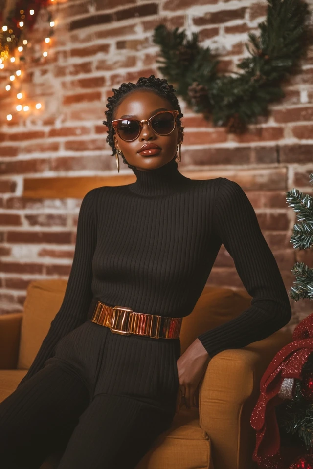 Stylish Matching Family Outfits for Holiday Photos - photo 6