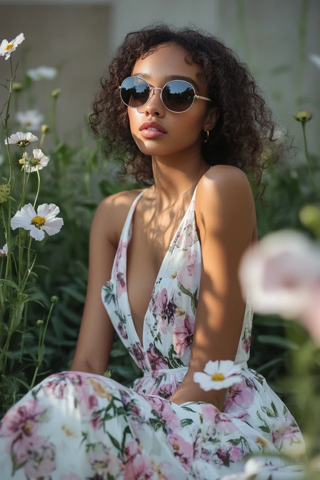Flowy Floral Dresses for Spring Weddings