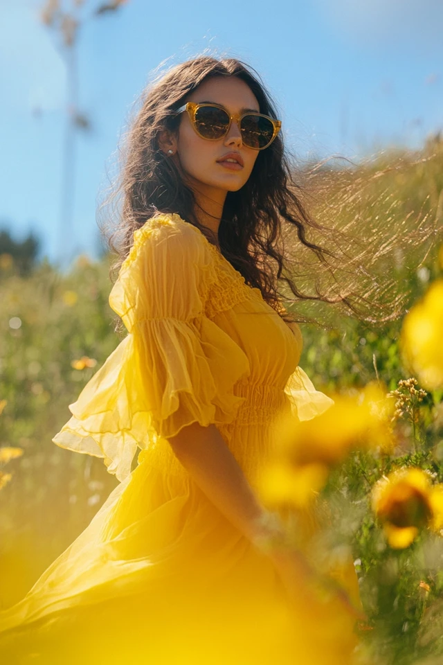 Bright Yellow Dresses for Summer Solstice Celebrations - photo 7
