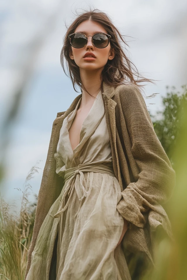 Mixing Rough Burlap with Soft Silks in Boho Looks - photo 3