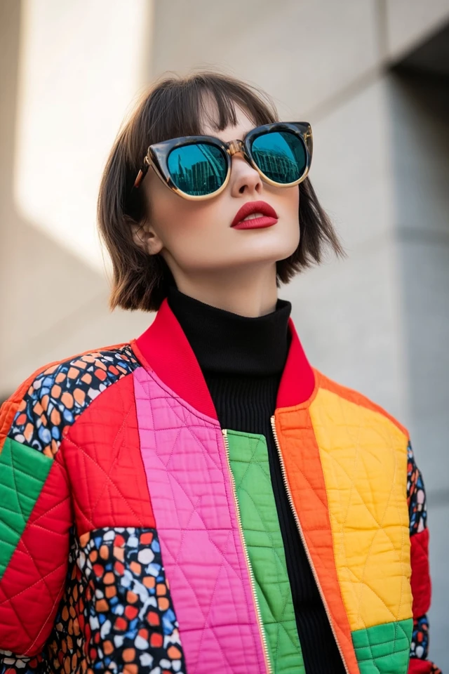 Quilted Jackets in Vibrant Colors for Winter Trends - photo 7